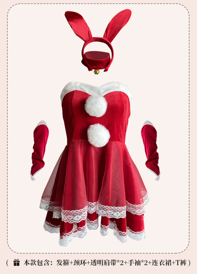 萬聖節聖誕節cosplay萌兔制服